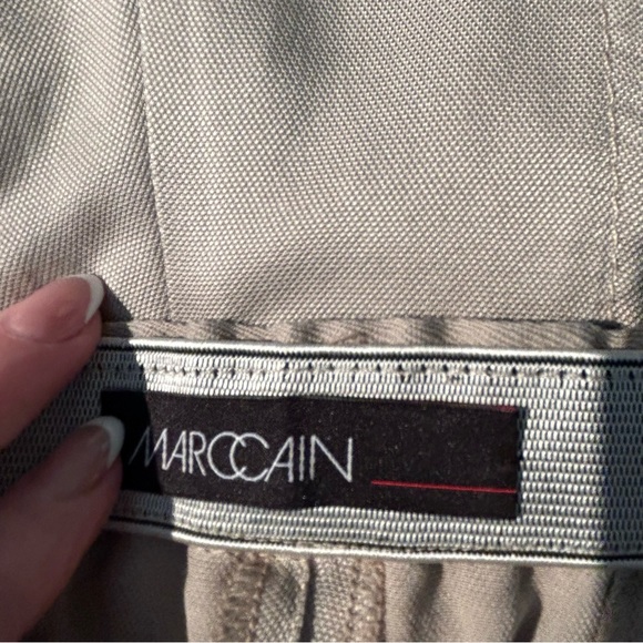 Marc Cain Beige Wide Leg Pant 6 - Picture 8 of 10